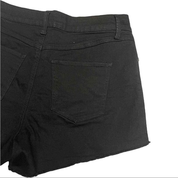 Rewash Black Button Fly Super High Rise‎ Jean Shorts Size 7/28 NWOT - Picture 10 of 11